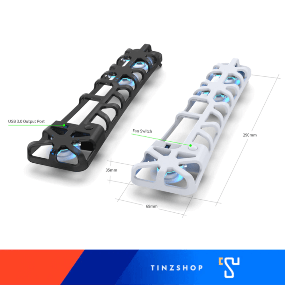 พัดลมระบายความร้อน DOBE TP5-3538 สำหรับ PLAYSTATION 5 SLIM สีขาว